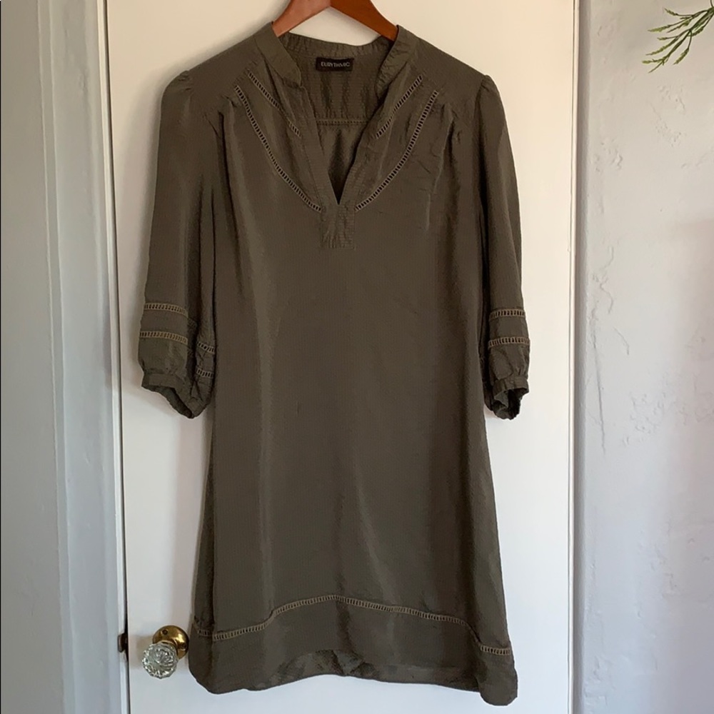 Army Green long shirt tunic